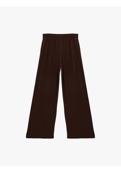 Koton Rahat Kalıp Modal Pijama Altı Kahverengi 6wlk40197mk Kahve