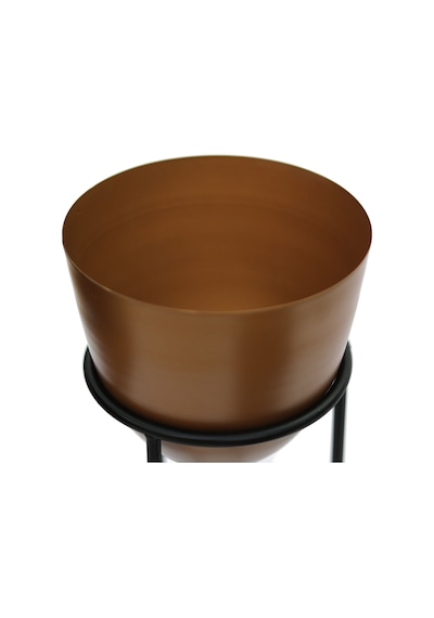 Summus Metal Ayaklı Saksı Orta Boy Bronz