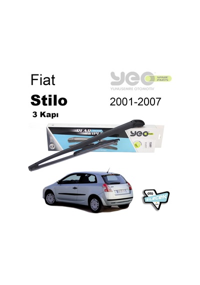 Fiat Stilo 3Dr Hb Arka Silecek Seti 2001-2007 Yeo Wiperear