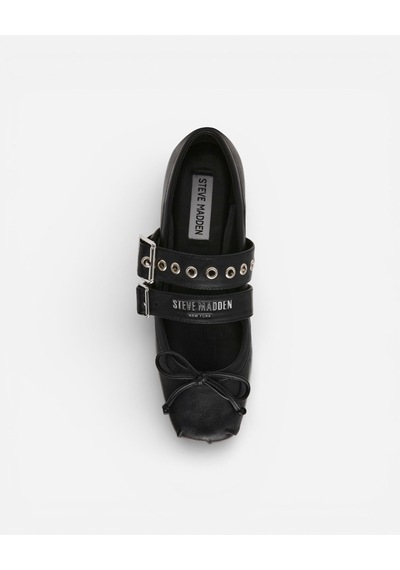 Steve Madden Ceara Black Leat Kadın Siyah Babet Ceara