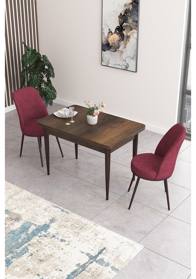 Canisa Concept Nil Serisi 70x110 Sabit Mutfak Masası Takımı Barok Desen Masa 2 Bordo Sandalye Bordo Sandalyeler Barok Masa Canisa Concept Nil Serisi 70x110 Sabit Mutfak Masası Takımı Barok Desen Masa 2 Bordo Sandalye Bordo Sandalyeler Barok Masa
