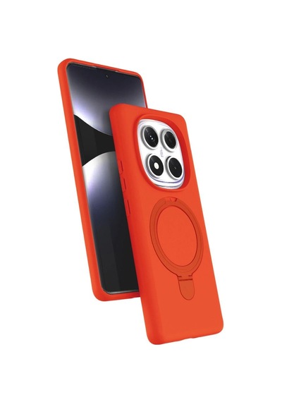 Redmi Note 14 Pro 5g Regal Magsafe Standlı Kapak - Turuncu