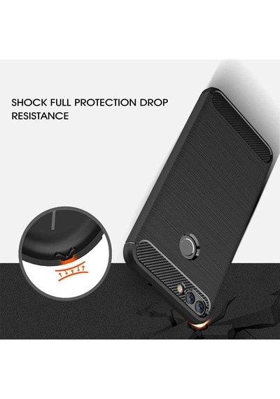 Huawei P Smart Kılıf Zore Room Silikon Kapak Gri