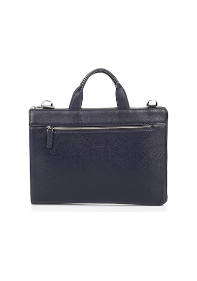 Hakiki Deri Lacivert Unisex Evrak Çantası 1765.g.24-132203 Siyah