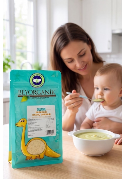 Organik Brokolili Havuç Çorbası 50 G 10 Dakikada Hazır
