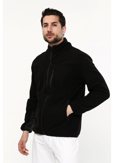Uniprom Polar Mont Çift Katlı Kalın Kumaş 5 Cepli Siyah - Füme Siyah