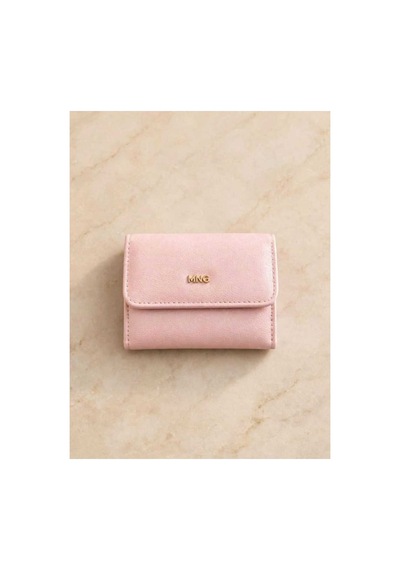 Names Bag Kadın Küçük Boy Çıtçıtlı Cüzdan Ve Kartlık Pembe Pembe
