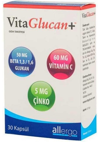 Allergo Vitaglucan + 30 Kapsül