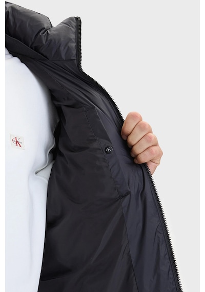 Calvin Klein Kapitoneli Çıkarılabilir Kapüşonlu Şişme Mont Lv04rh502gub1 Erkek Mont Lv04rh502g Ub1 Siyah