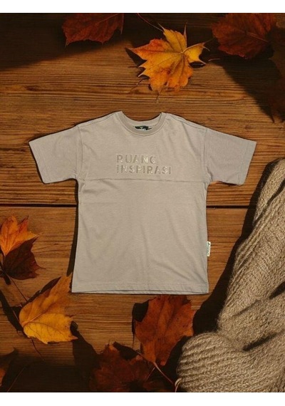 Carinos Erkek Çocuk Ruang Kabartmalı Basic Pamuklu Tshirt-14059-vizon Vizon