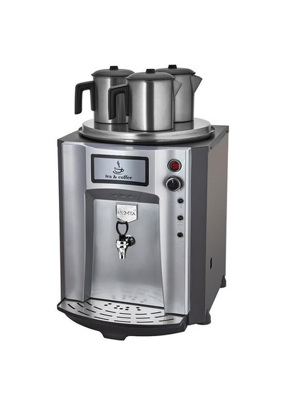 Remta Premium Jumbo 40 Litre Üç Demlikli Çay Makinesi - Gri