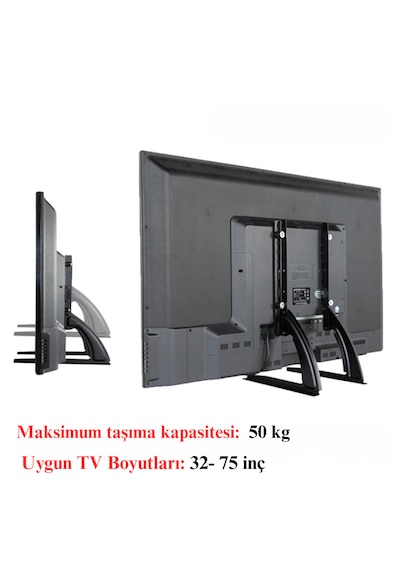 32-75'' Evrensel Tv Standı Masa Üstü Ayarlanabilir Sabit Lcd Led Ekran Standı
