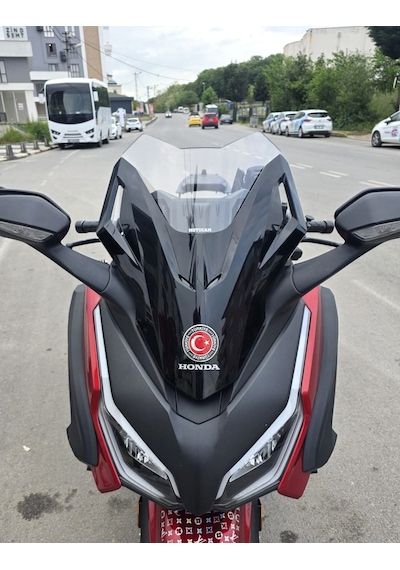 Motocam Honda Forza 250 Ön Cam 2021-2026 Model 43cm Şeffaf Renkli 4mm