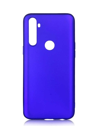 Kilifone - Realme C3 Uyumlu Kılıf Esnek Soft Premier Silikon Kapak - Saks Mavi - T12776