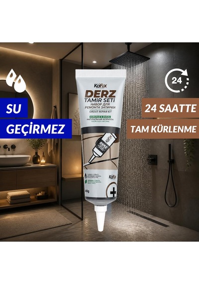 Tr Hazır Derz Dolgusu 400g - Hızlı Kuruyan Derz Tamir Ve Yenileme Tüpü Siyah