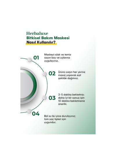 Herbaluxe Bitkisel Bakım Maskesi 350 Ml