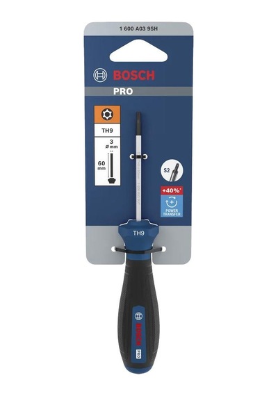 Bosch Pro Th9x60 Mm Delikli Torx Tornavida 1600a039sh