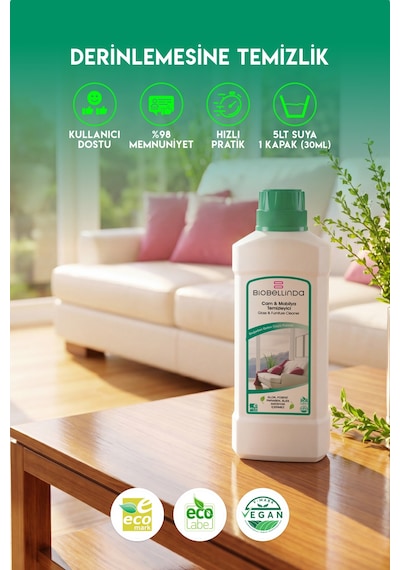 Doğal Konsatre Özel Bileşenli Formül Cam & Mobilya Temizleyici 750 Ml