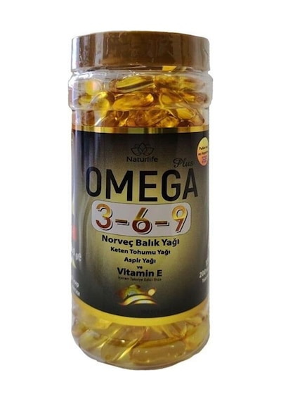 Naturlife Omega 3-6-9 Balık Yağı 1300 Mg 200 Softjel