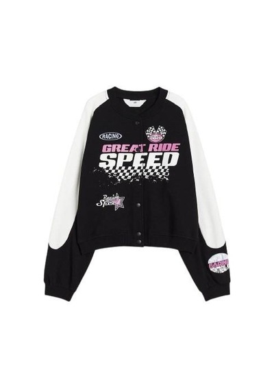 Speed Kız Çocuk Kolej Hırka Siyah