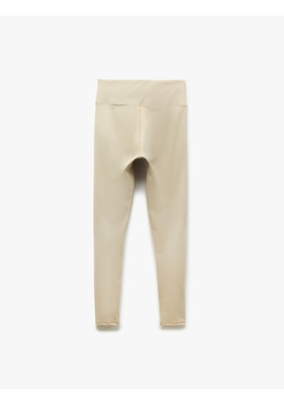 Koton Normal Bel Dikiş Detaylı Skinny Fit Spor Tayt Gri 5sak40250nk Gri