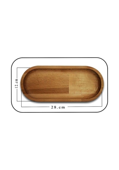 1.kalite Doğal Ahşap Amber Yağdanlık Sıvı Sabunluk Stand & Çok Amaçlı Sunum Tabağı Kahverengi Kahverengi