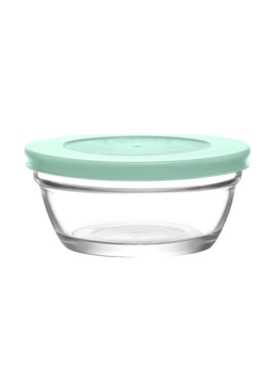 Master Cam Saklama Kabı 4'lü Küçük Boy 250 Ml Karışık Renkli Yuvarlak Renkli Plastik Kapaklı
