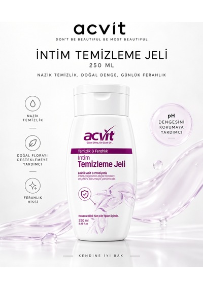 Acvit İntim Temizleme Jeli 250 ML