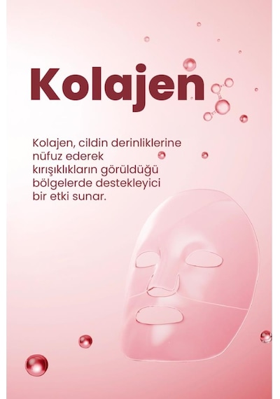 Dermal Kolajen Ve Cica Nemlendirici Rahatlatıcı Eriyen Maske Seti Kore Maske Seti 34 Gr.