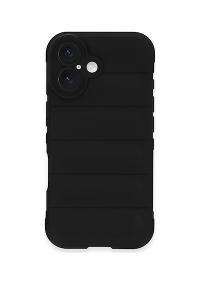 Lvsqvr Newface Apple Uyumlu iPhone 16 Plus Kılıf Optimum Silikon - Siyah