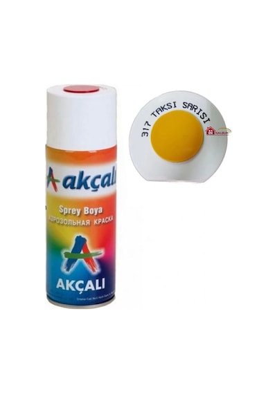 Akçalı Sprey Boya 400 Ml 317 Taksi Sarısı 1