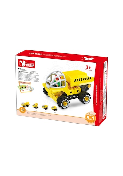 433 Dubie İnşaat Araçları 5In1 / 38 Parça +5 Kart /+3  Yaş