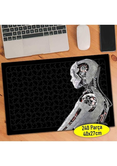 Yapay Zeka Robot Teknolojisi 240 Parça Puzzle Yapboz-56632653