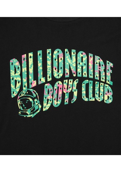 Flood Of Style Unisex Siyah Bıllıonarıe Baskılı Bisiklet Yaka Tshirt