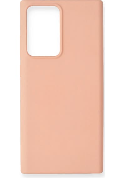 Newface - 83 - Samsung Galaxy Note 20 Ultra Kılıf Nano İçi Kadife Silikon - Kmrsfres - - Pudra