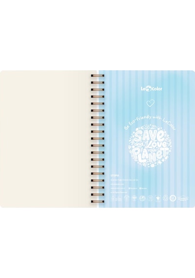 Utopia Spiralli Defter Düz Fil 17x24 Cm