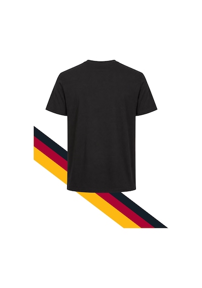 Galatasaray Lisanslı Logolu T-shirt, Hediyeli Siyah Logolu T-shirt Siyah-gri