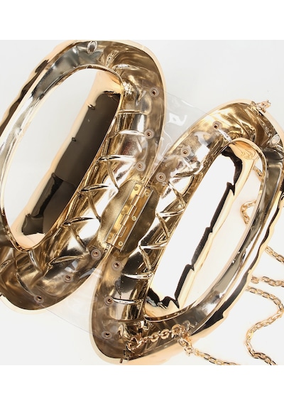 Hotiç Kadın Gold Metalik Dokulu Portföy Çanta 03cah312280a540 Gold