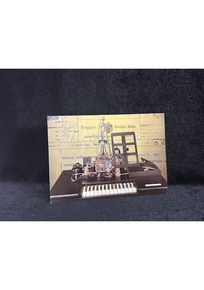 1983 Almanya Vordruckblatt Post And Technology Typendrucktelegraf Hughes Postcard Germany