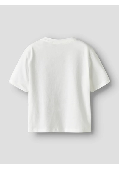 Name It Nmfvilinse Ss Nreg Top Kız Çocuk T-shirt 13228157 Beyaz