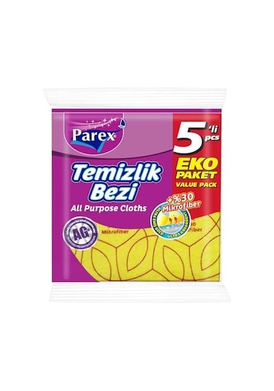 30% Mikrofiber Temizlik Bezi 5&apos Li 0