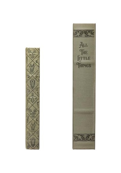 Mdf Ve Kanvas Kitap 2 Li Set All The Things Saklama Kutusu Doğal 2 Diğer