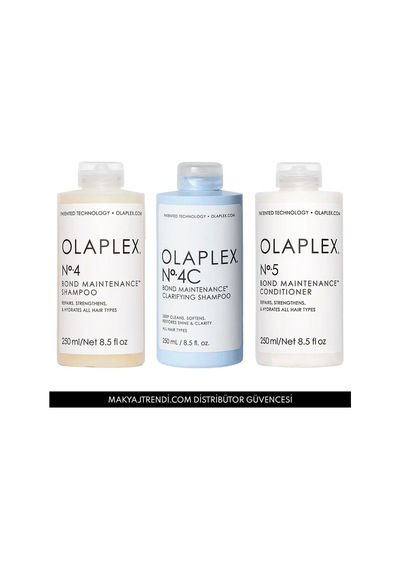 Olaplex Complete Cleansing Kit - Saçları Derinlemesine Temizlerken Onaran Bağ Bakım Seti
