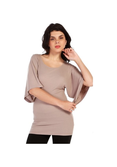 Bulalgiy Kadın Vizon Kimono Tişört - Bga033327