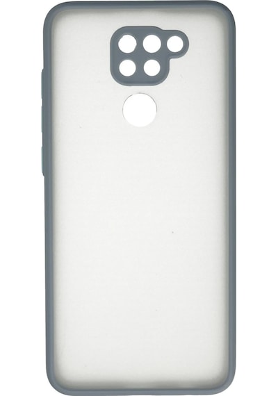 Mey İthalat Redmi Note 9 Kılıf Montreal Silikon Kapak - Gri
