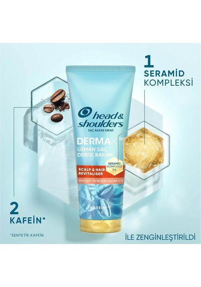 Dermaxpro Scalp & Hair Revitaliser Dökülme Karşıtı Saç Ve Saç Derisi Bakım Kremi Kafein Ve Seramid İle 220ml