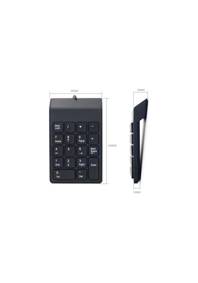 Kablolu Keypad Kablolu Numerik Keypad 18 Tuşlu Sayısal Klavye