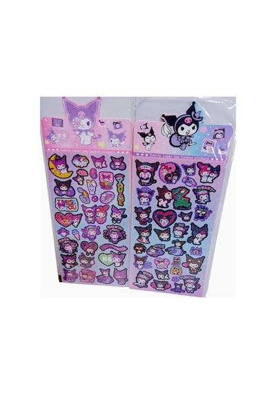 Kuromi Pırıltılı Stickers Seti 4 Lü Set Diğer