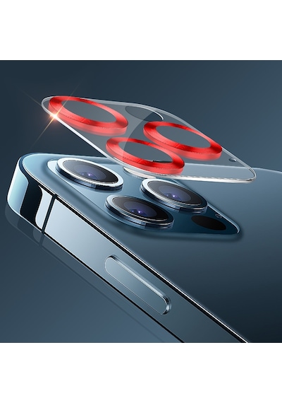 Binano Apple Uyumlu iPhone 11 Pro/11 Pro Max 3D Pro Kamera Koruyucu Siyah