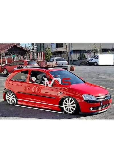 Opel Corsa C İrmscher Marşpiyel Sağ Sol Takım Fiberglass Boyasız